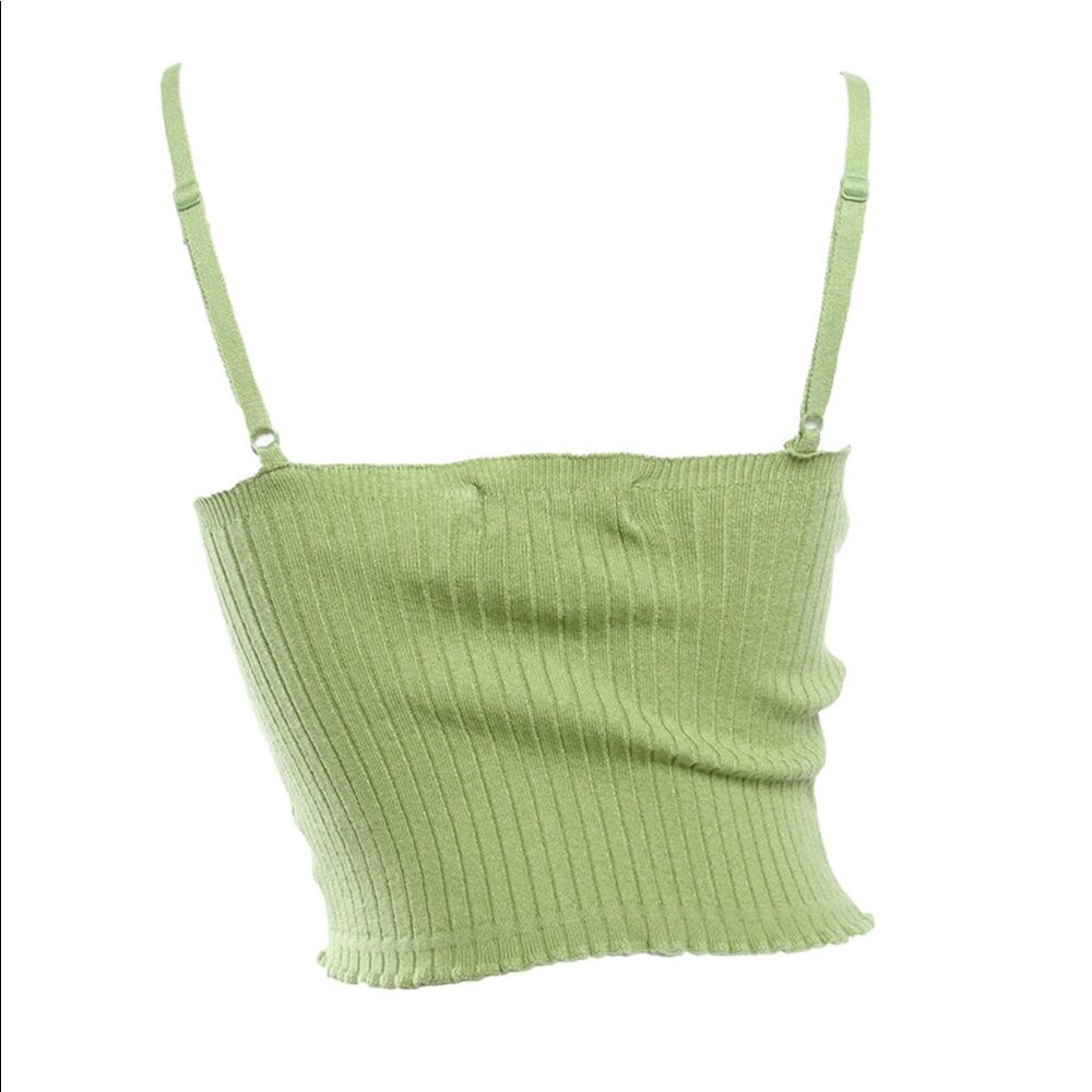 Spring green crop top - Picture 2 of 3